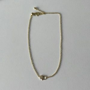 Uncommon James Tara gold thin choker necklace